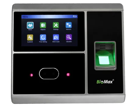 Biomax N-UFace 602 Face Recognition Attendance Device – LP Solutions Hyderabad
